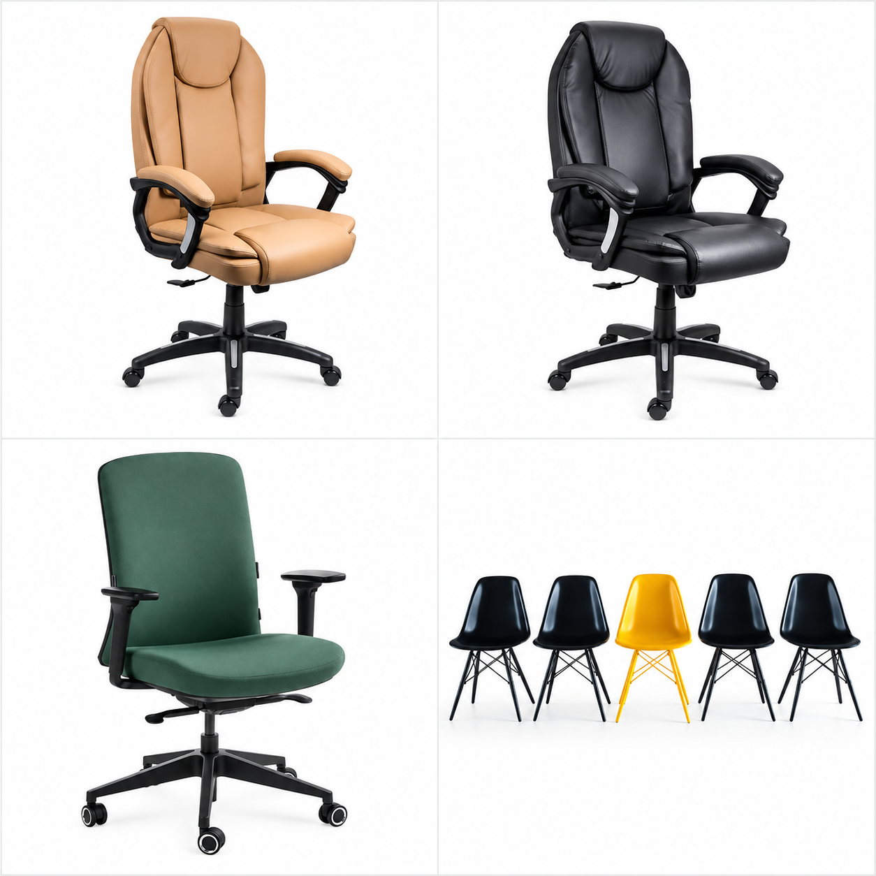 Office chair product options by Siddaspace