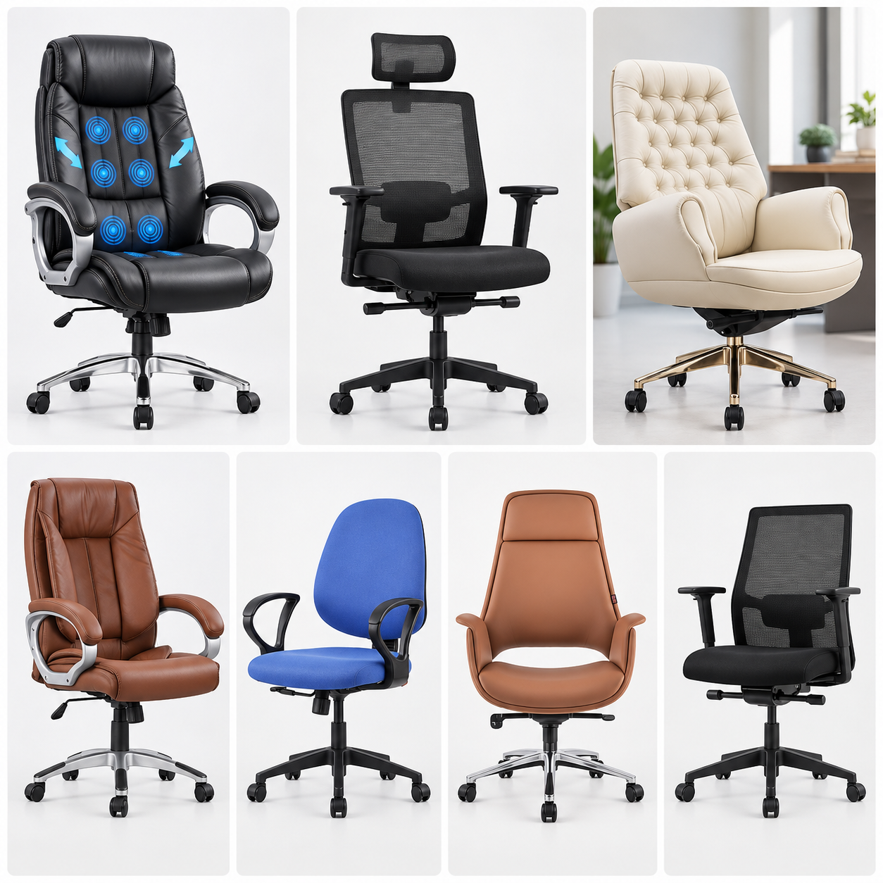 Additional office chair product options by Siddaspace